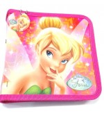 Porta CD/DVD Fadas Tinker Bell da Disney para 28 discos - 01 unidade 